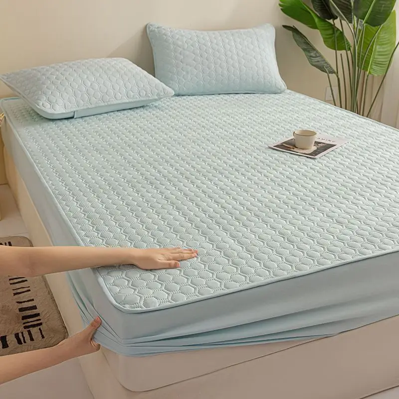 ثلاثية الأبعاد نسيج الهواء غطاء مرتبة سميكة بلون م...