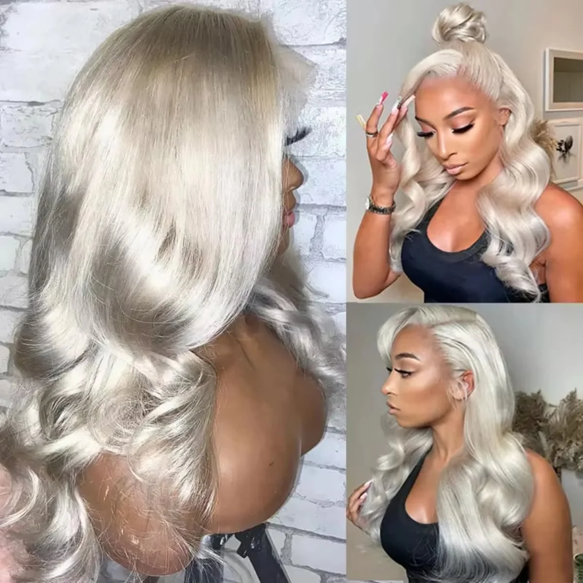 13x4 Hd Body Wave Lace Front Wig Human Hair Glueless Wig 200 Density Wigs White Lace Front Wig Human Hair Brazilian Virgin 3