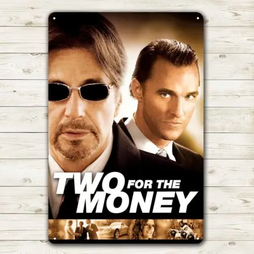 

Два за деньги, аль-пацино, фильм, металлический плакат, жестяной знак, 20x30 см, пластина