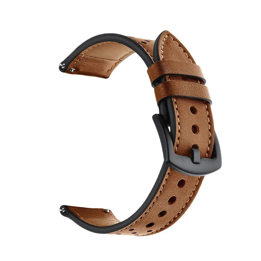 

BEAFIRY Quick Release Watch Band 22mm 20mm Genuine Leather Watch Strap Watchband for huawei Samsung Men Women Brown Black Blue