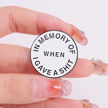 IN MENORY OF WHEN Enamel Pins Brooches Lapel Badge 3