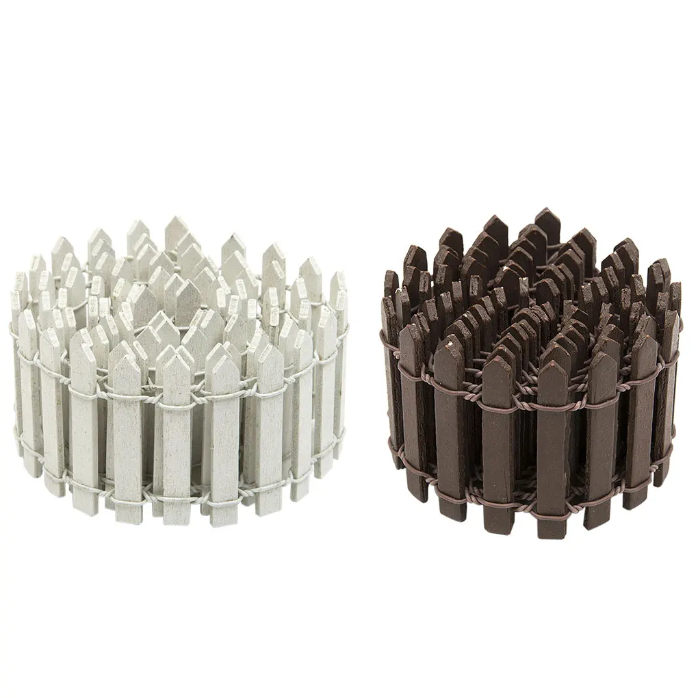 

Миниатюрный деревянный забор для украшения сада, декоративный барьер для коридора