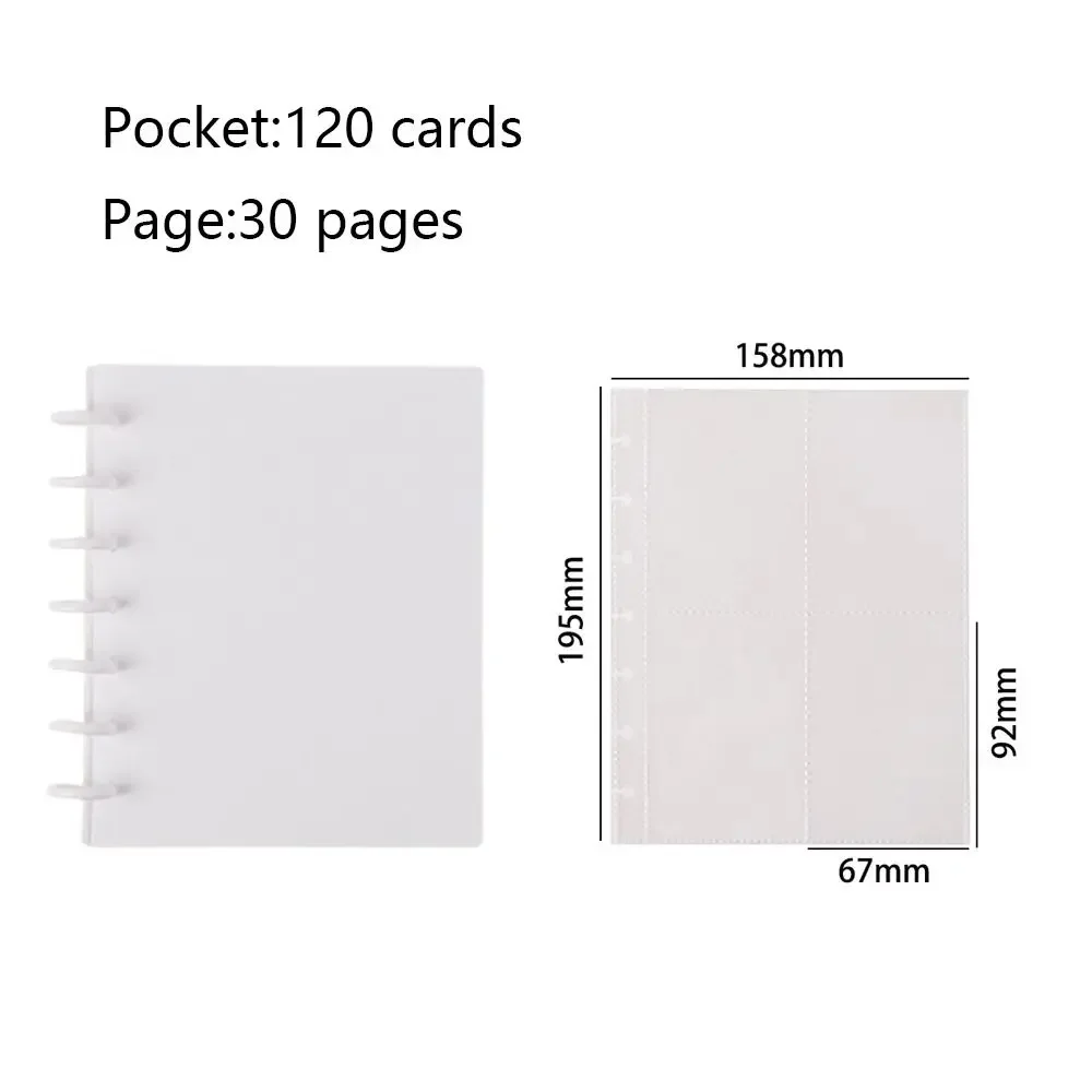 Stylish Multi-Pocket Photo Album & Card Holder Binder