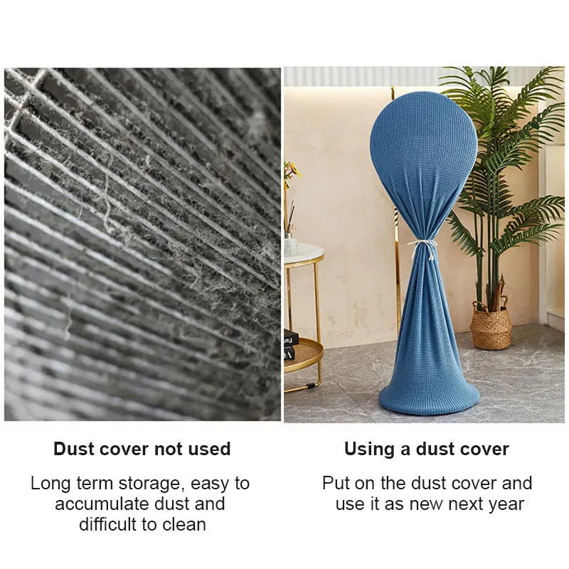 70-130cm Floor Fan Dust Cover All-inclusive/Half--inclusive Universal Elastic Cloth Dust Cover Home Use Storage Protective Case