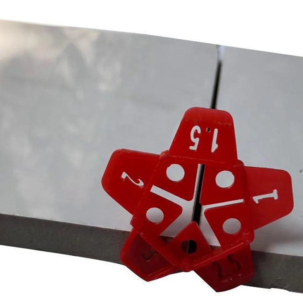 5in1 Professional Tile Spacers Clips Wedge Ceramic Leveling System Floor Wall Gap Leveling System Construction Tools 10-400Pcs