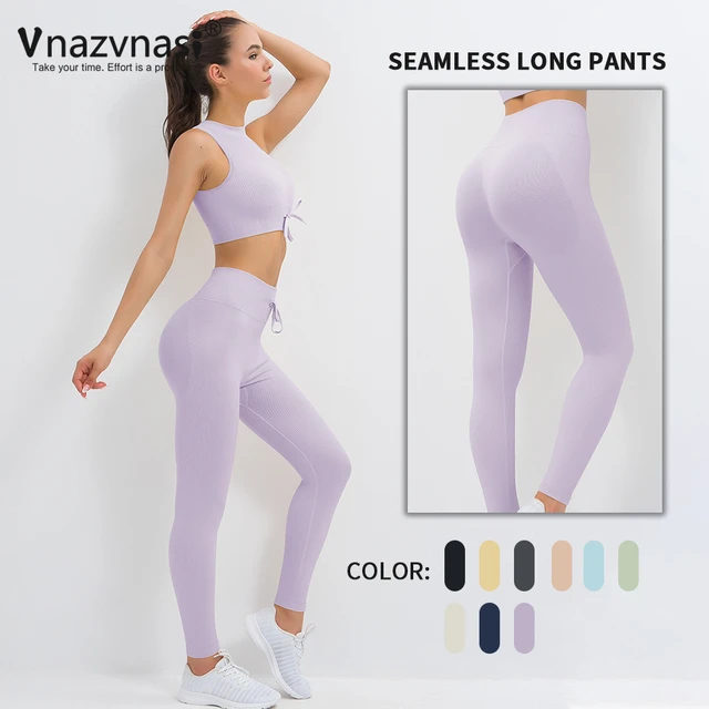 Seamless push up leggings-Breath