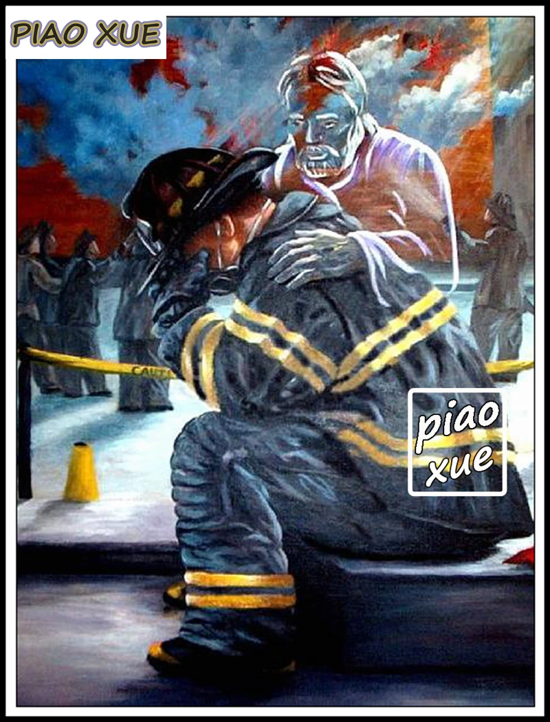 A Firefighter Saves A Forest From An Uncontrolled Wildfire.Generative AI Illustr