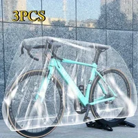 3 pièces de housse de vélo durable, housse de vélo de route de montagne anti-poussière, imperméable, résistante au soleil et à la pluie, manchon pare-soleil 4