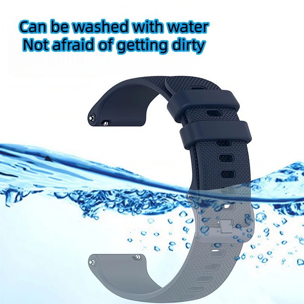 Silicone Quick Release Adjustable Sports Watch Band Bracelet