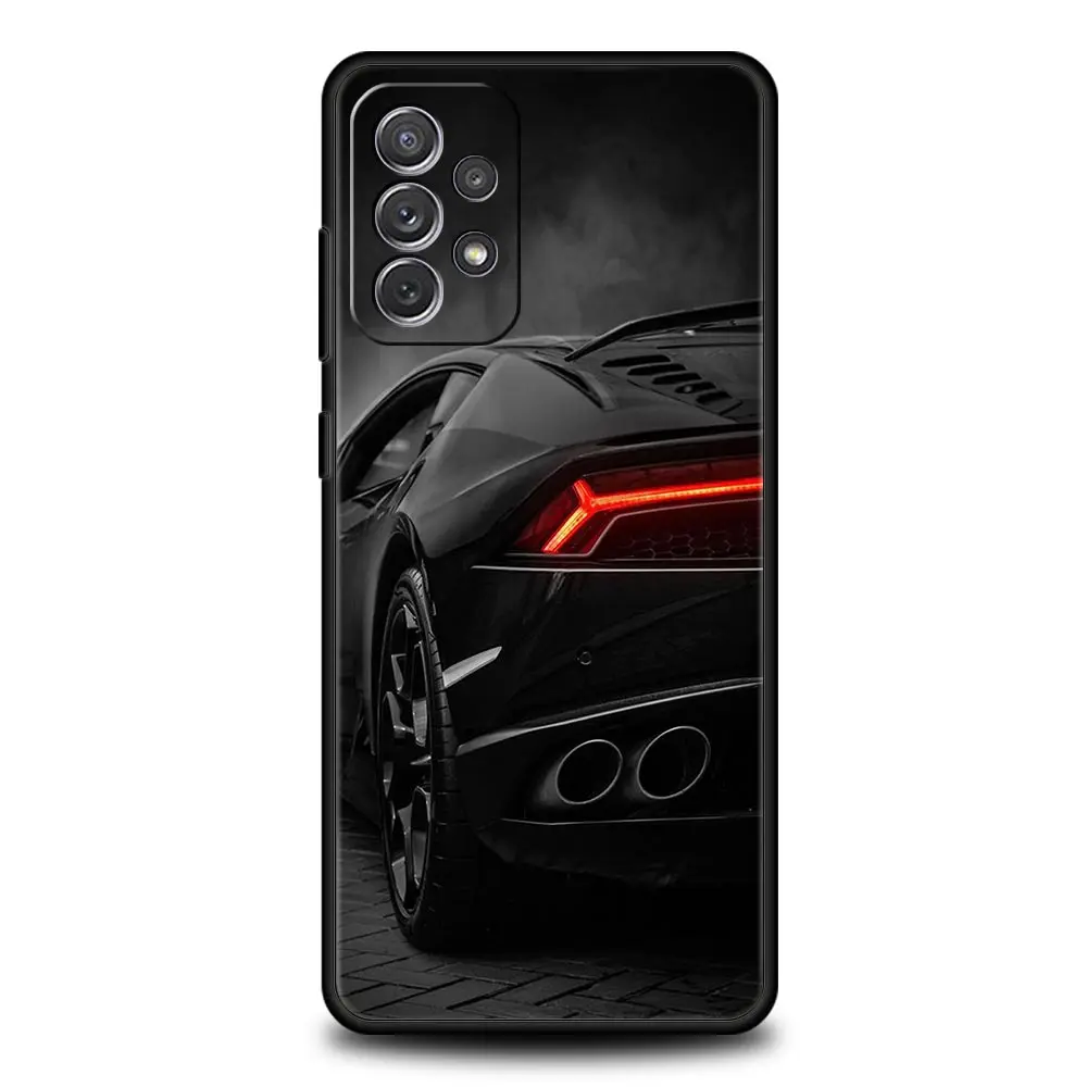 JDM Sport Car Design Phone Case - Blue and Red Duo Tone Cover