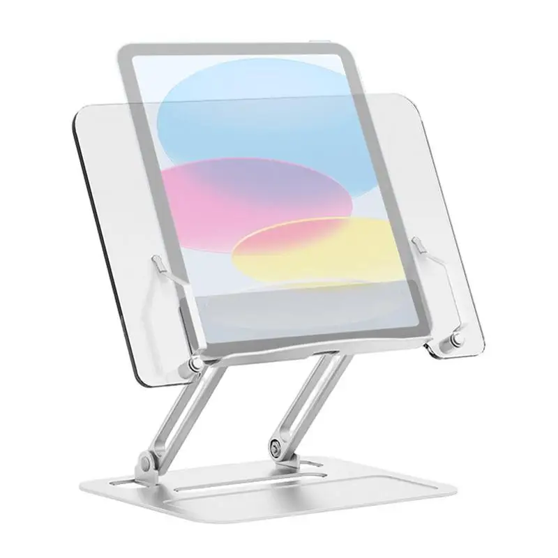 

Book Stand For Reading Foldable Adjustable Textbook Stand With Elastic Book Clip Super Load-Bearing Book Stand Hands Free For