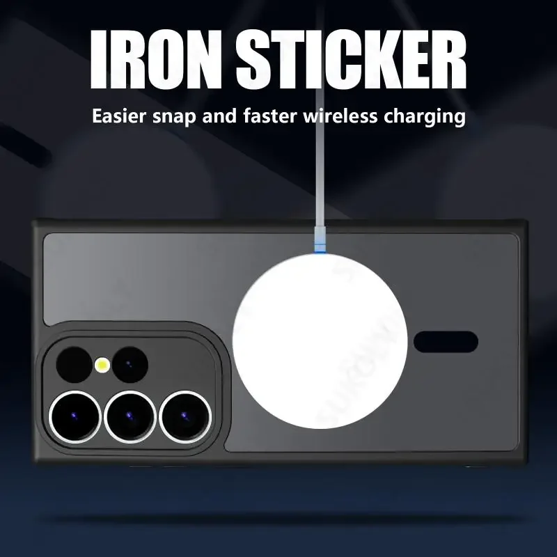 Clear Magnetic Case for Samsung Galaxy S24-S25 Series thumbnail 5