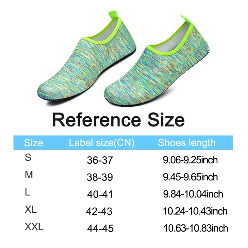 Men Women Beach Aqua Socks Swimming Water Sport Barefoot Sneaker Gym Yoga Fitness Dance Swim Surfing Diving Snorkeling Shoes