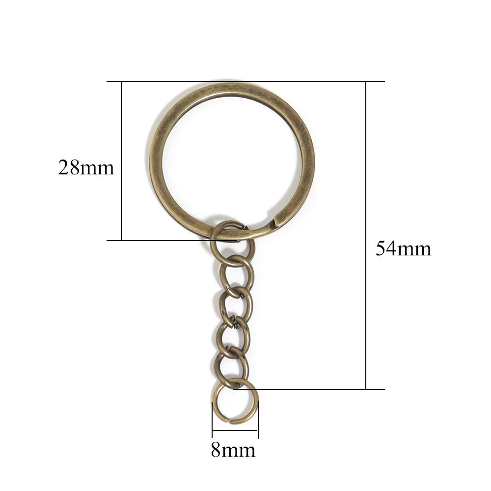 5-20pcs/lot Metal Blank Keyring Keychain Spring Buckle Key Rings Lobster Clasp Key Chain Pendant Ring Stainless Steel Rings