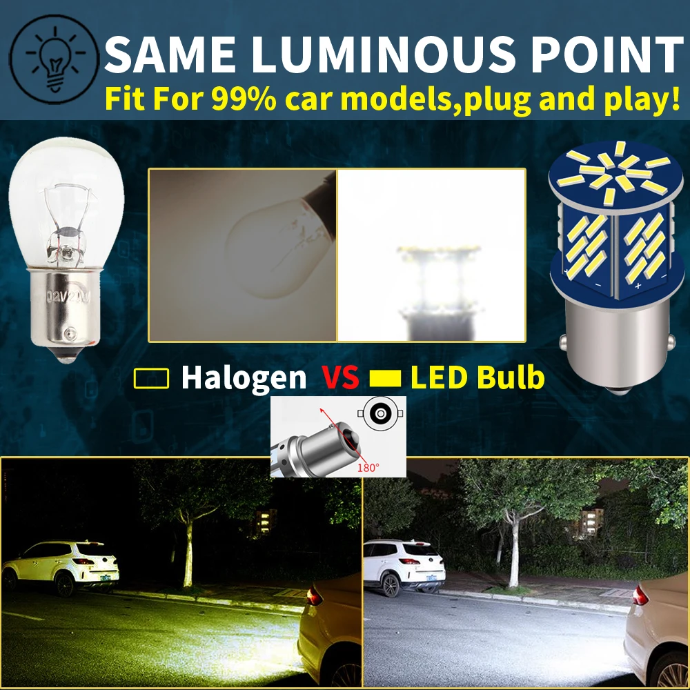 2  1156 BA15S P21W S25 LED ڵ  7506 5008 Led  ڵ ĸ   DRL  ٰ Ÿ  4 5 7 6 CC 42SMD,  Ĺ 