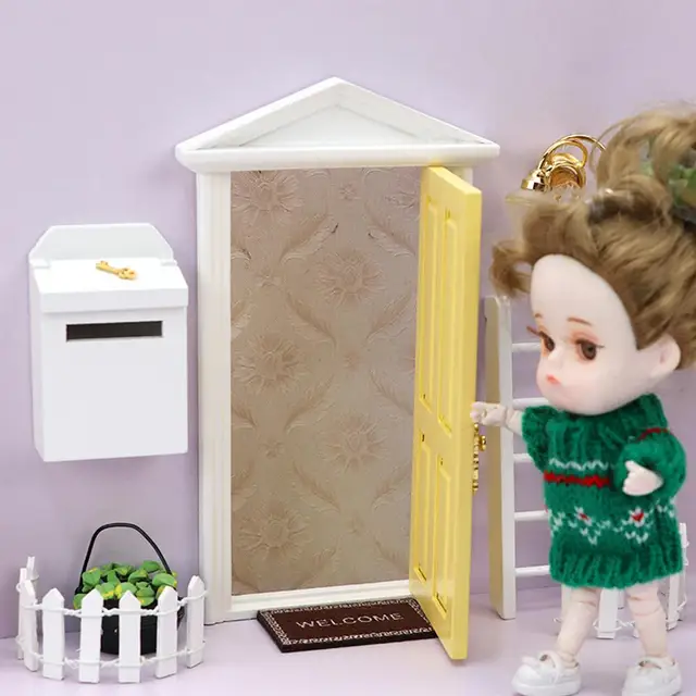 VGEBY Petite porte de fée des dents en bois Porte De Fée De Maison De  Poupée 1:12 Mini Porte En Bois à Bord jeux poupee Rose rouge - Cdiscount  Jeux - Jouets