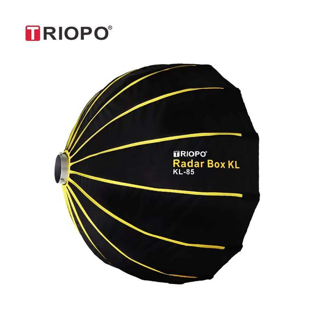 TRIOPO 65cm 85cm 105cm 빠른 설치 접이식 우산형 뷰티 디쉬 소프트박스 보웬스 마운트 소카니 고독스 아푸처 라이트용