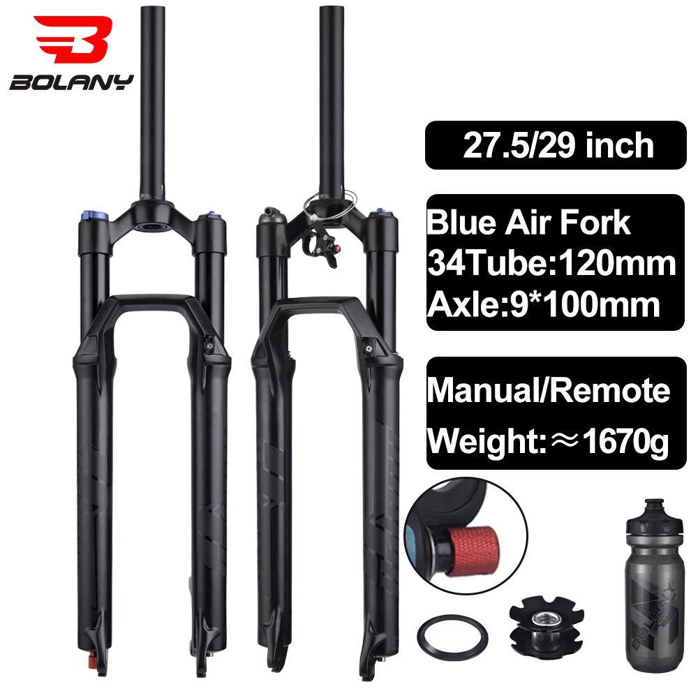 Bolany Mountainbike Luft sup ension 1/26/27/29 Zoll 120mm Luft und Öl  Remote Fahrrad gabel 29 Schnell verschluss MTB Fahrrad zubehör - AliExpress