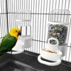 Bird Water Drinker Feeder Container Automatic Pet Feeder Birdcage Hanging Bowl Water Bottle Parrot Drinking Water Food Dispenser 1