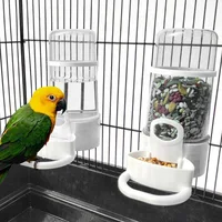 Bird Water Drinker Feeder Container Automatic Pet Feeder Birdcage Hanging Bowl Water Bottle Parrot Drinking Water Food Dispenser 1