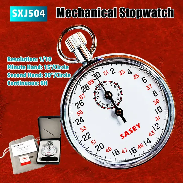 Mechanical Stopwatch Chronograph Stopwatch Watch With Timer