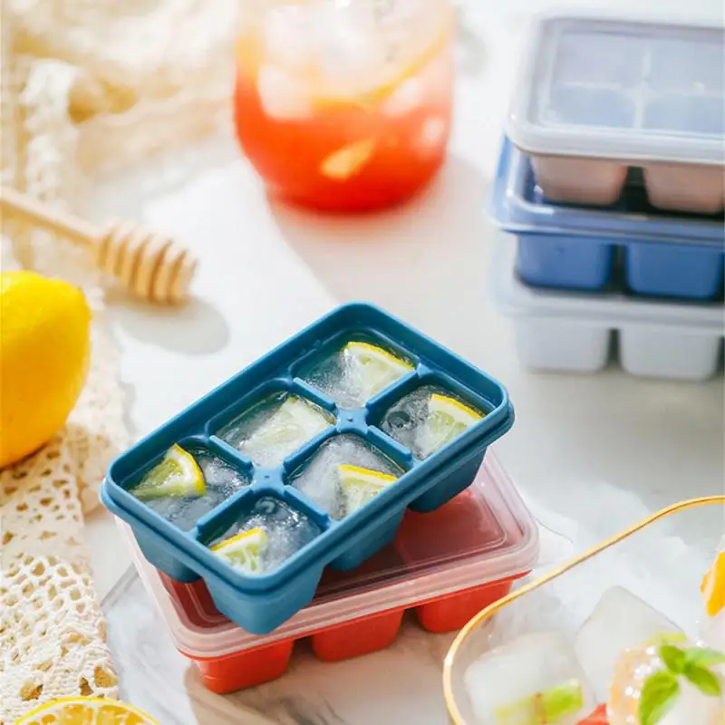 

18 Tray Box Ball Mold Whiskey Ice Popsicle Maker Lollipop Ice Box With Lid Kitchen Tools Accessories