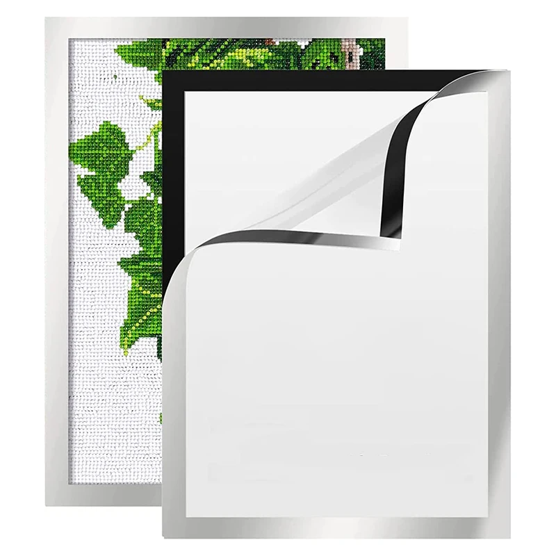30x40CM Magnetic Photo Frame Diamond Art Frame PVC Black Painting Pictures Certificates Display Home Office Wall Decor photo frame