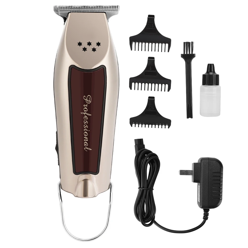 Professional Electric Hair Clipper Rechargeable Adjustable Hair Cutting Machine Trimming Sideburns Hair Trimmer Men Adult Razor
