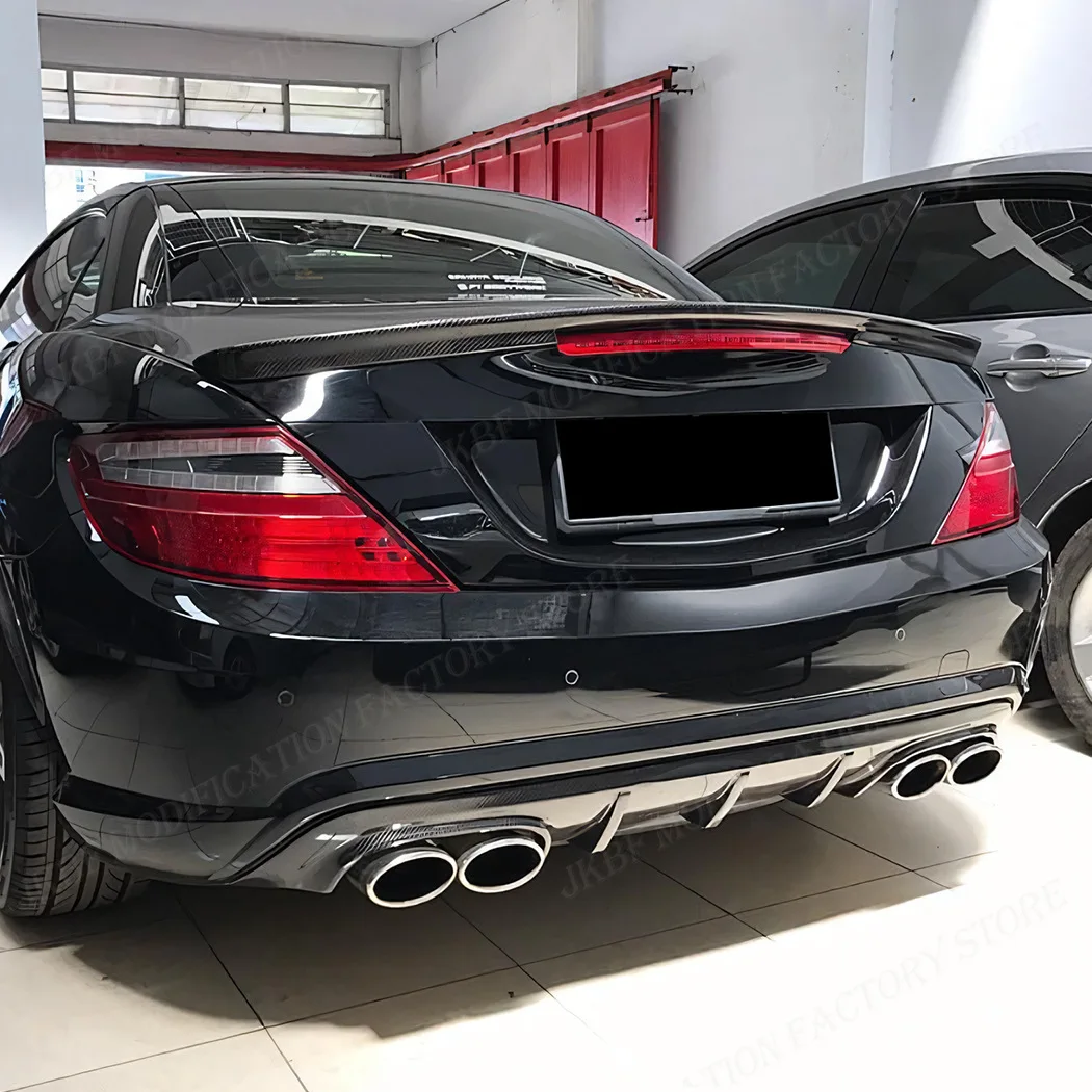 Spoiler per bagagliaio posteriore per Mercedes-Benz SLK SLC R172 AMG 2011 2012 2013 2014 2015 2016 2017 2018 2019 Accessori Trim Wing - immagine 4