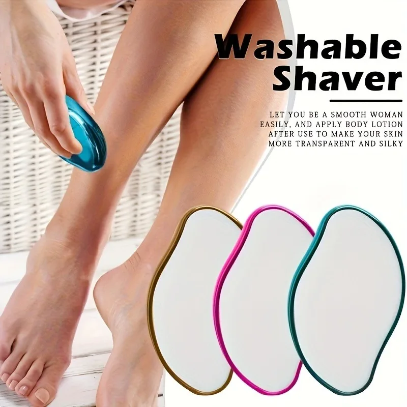 Crystal Hair Removal Eraser - Painless, Reusable & Easy-to-Clean Depilation Tool