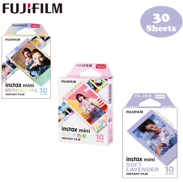 Fujifilm Instant Film Mini Soft Lavander Película Fotográfica Instantánea  10 Hojas