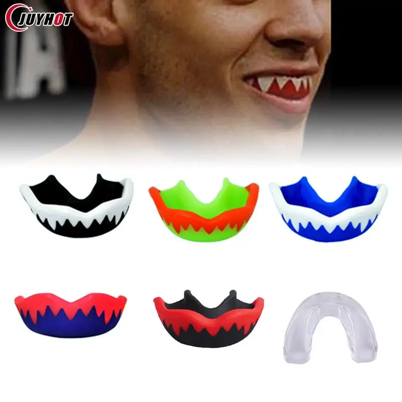 1Pc Sports Mouth Guard EVA Teeth Protector Kids Adults Mouthguard Tooth Brace Basketball Rugby Boxing Karate Appliance Trainer