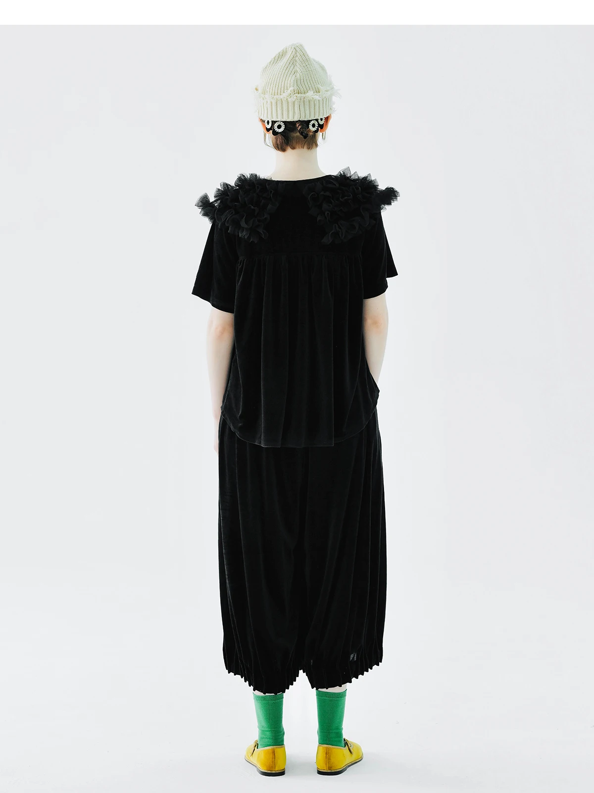 Totokaelo Velvet Patchwork Shirt