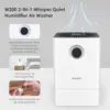 Large Room 2 In 1 Whisper Quiet Humidifier Air Washer with Automatic Shut Off and Fragrance Essential Oil Container, White 2