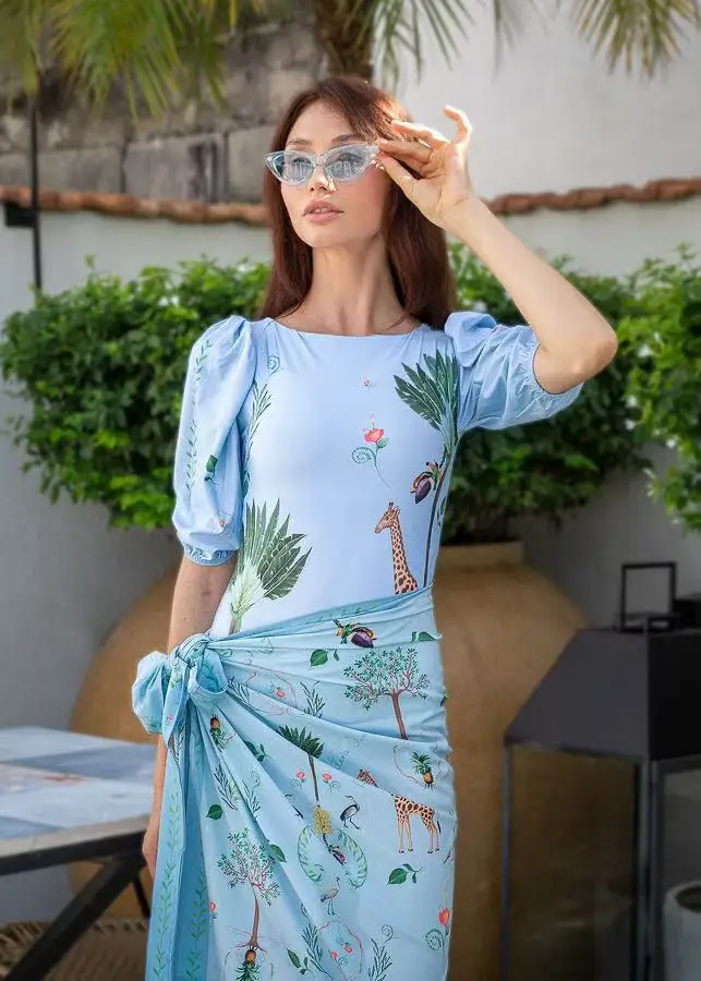 Retro Bikini Two Piece Swimsuit And Cover Up With Skirt Tight Se58ac1dd395a4a9b990225936fba0ddeQ
