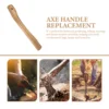 Camp Axe Handle Wooden Axe Handle Replacement Hatchet Handle Wood Grip Axe Handle Camp Axe Accessory Hammer Handle Grip 6