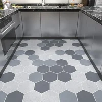 Kitchen Carpet Anti-slip Floor Mat Oil-proof Large Rug Pvc Leather Mats Waterproof Home Decoration Area Rugs Alfombra De Cocina 2