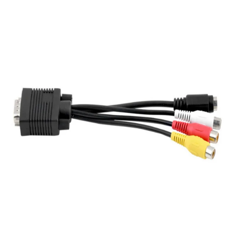 VGA to S terminal cable +3RCA,VGA to AV cable,VGA VGA cableVGA one point four