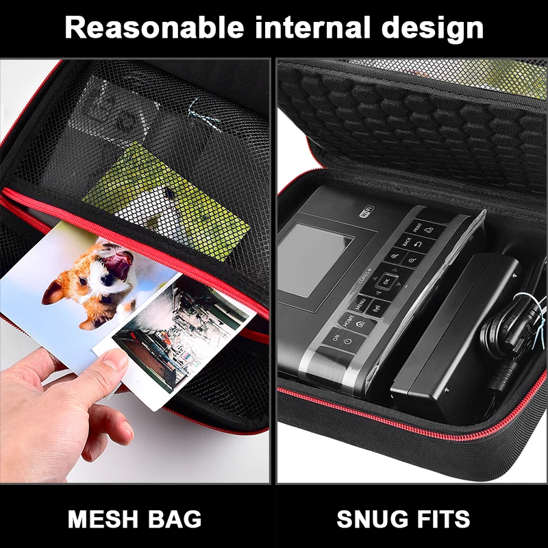 Photo printer case Compatible with Canon SELPHY CP1300/ CP1200/ CP1500 Wireless Compact Printer and Color Ink/Paper Set Organizer bag