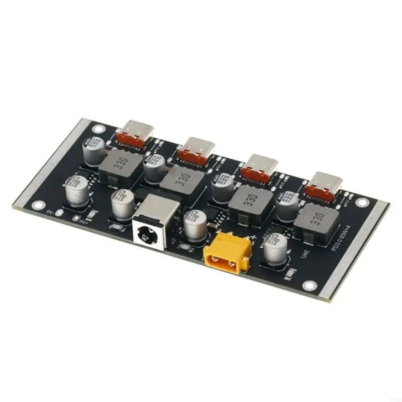 P9JB 4-Way PD65W Fast Charging Module Type C Interfaces Fast Charging Board Support PD3.0/2.0 Replacement for Phone Laptop