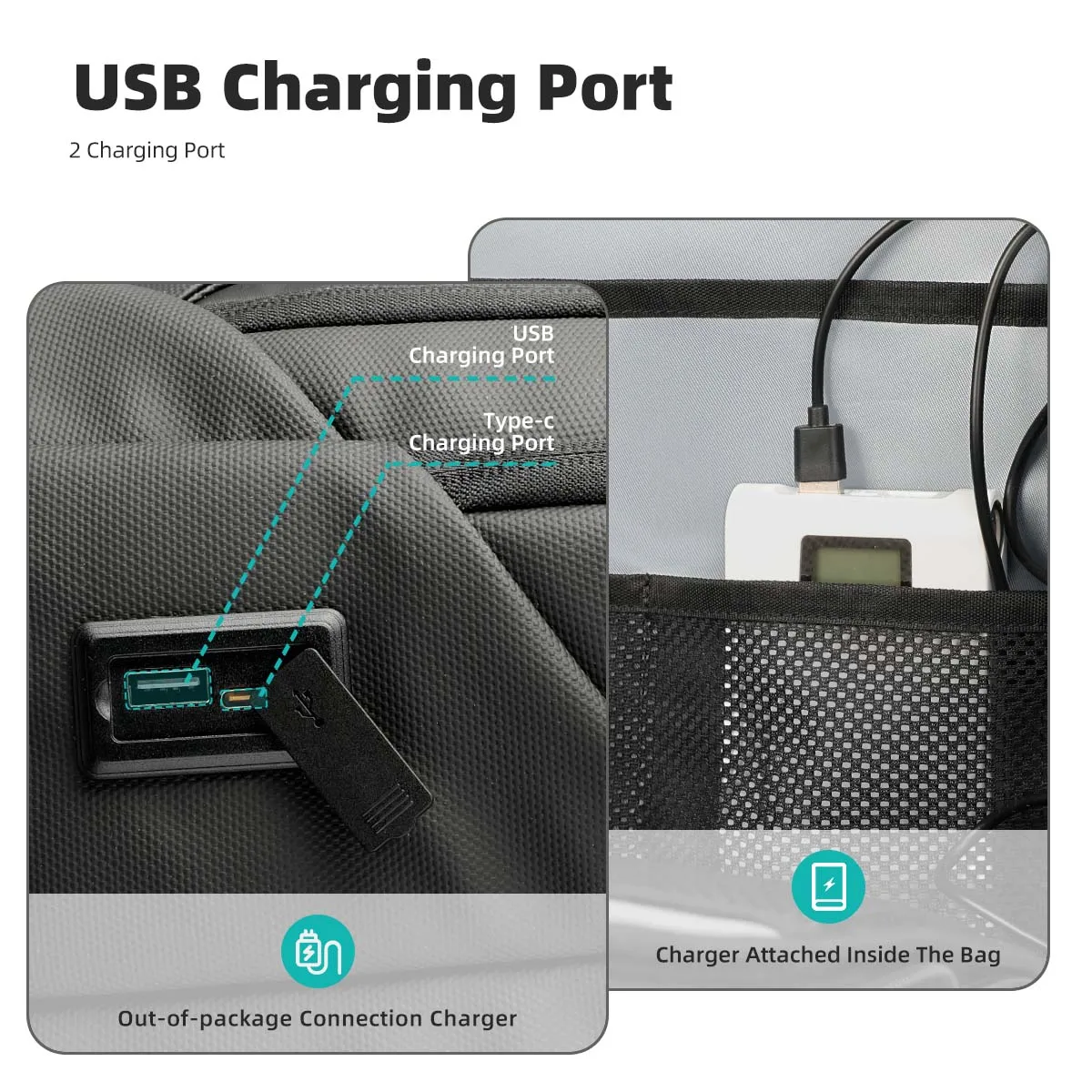 HK Men's Designer Laptop Bag Waterproof School Bags for College Boys Male Business Sports Travel Backpack Men With USB Charging 5