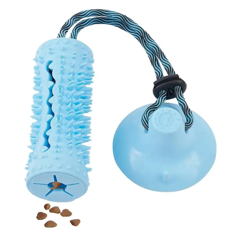 

Large Dog Ball Toys Suction Cup Ropes Interactive Leaking Slow Feeder Chew Toy Toothing Clean Golden Retriever Big Pet Supplies