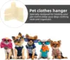10-40 Pack Plastic Mini Pet Hangers Dog Clothing Hanging Racks Doll Outfit Hanger Puppy Accessories Coat Costume Hangers 2