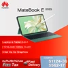 2023HUAWEI MateBook E Laptop Tablet 2-in-1 WiFi i7-1260U 16GB 512GB/1TB Netbook 12.6inch 120Hz OLED Mini PC SSD Iris Xe Graphics 1