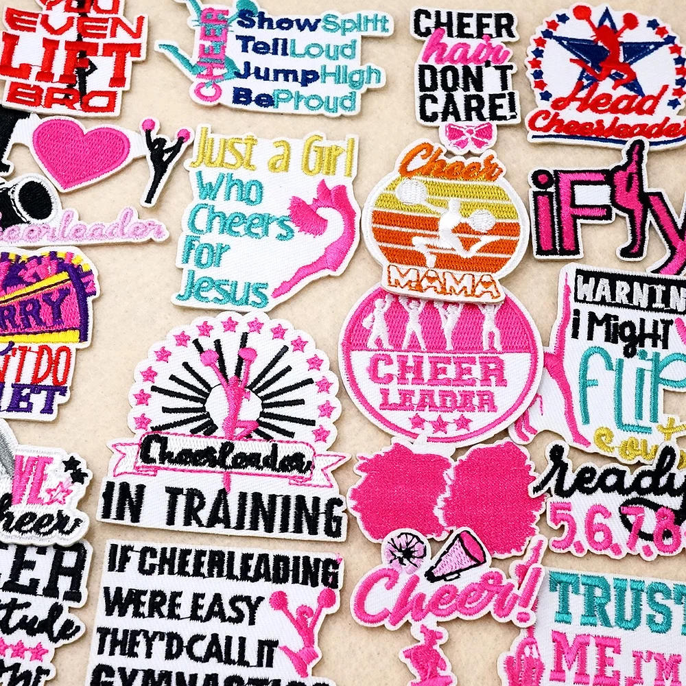 

Cheerleaders Patch Cloth Mend Decorate Clothes Apparel Sewing Decoration Applique Iron on Manual Sew on Patches for Clothing