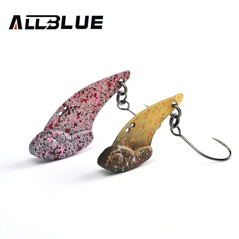 ALLBLUE 2g 3g KUROBALL Leiterplatten-VIB-Angelköder Lipless Crankbait Sinkender Wobbler für Bachgebiete Forellen-Kunstköder
