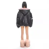 Korea Fuax Fur Hooded Parkas Y2K Coats Vintage Thicken Loose Casual Chaqueta Tops Fashion Snow Wear Women Jackets Abrigos 2025 6