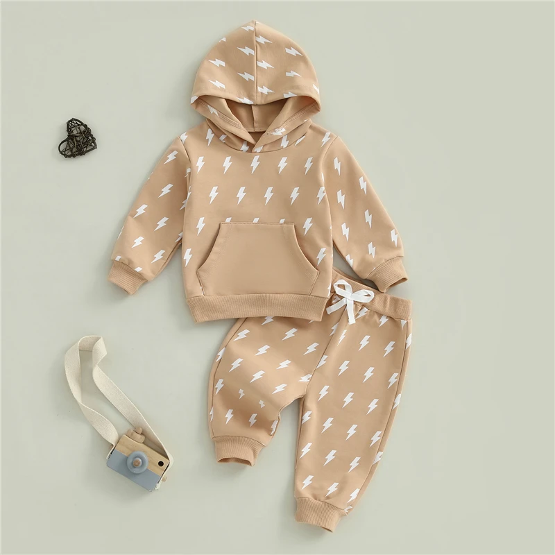 Kids Long Sleeve Hoodie Tracksuits 2