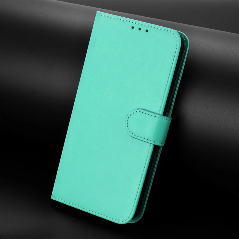 Dopamine Color Flip Stand Wallet Phone Case - Enhanced Protection and Style