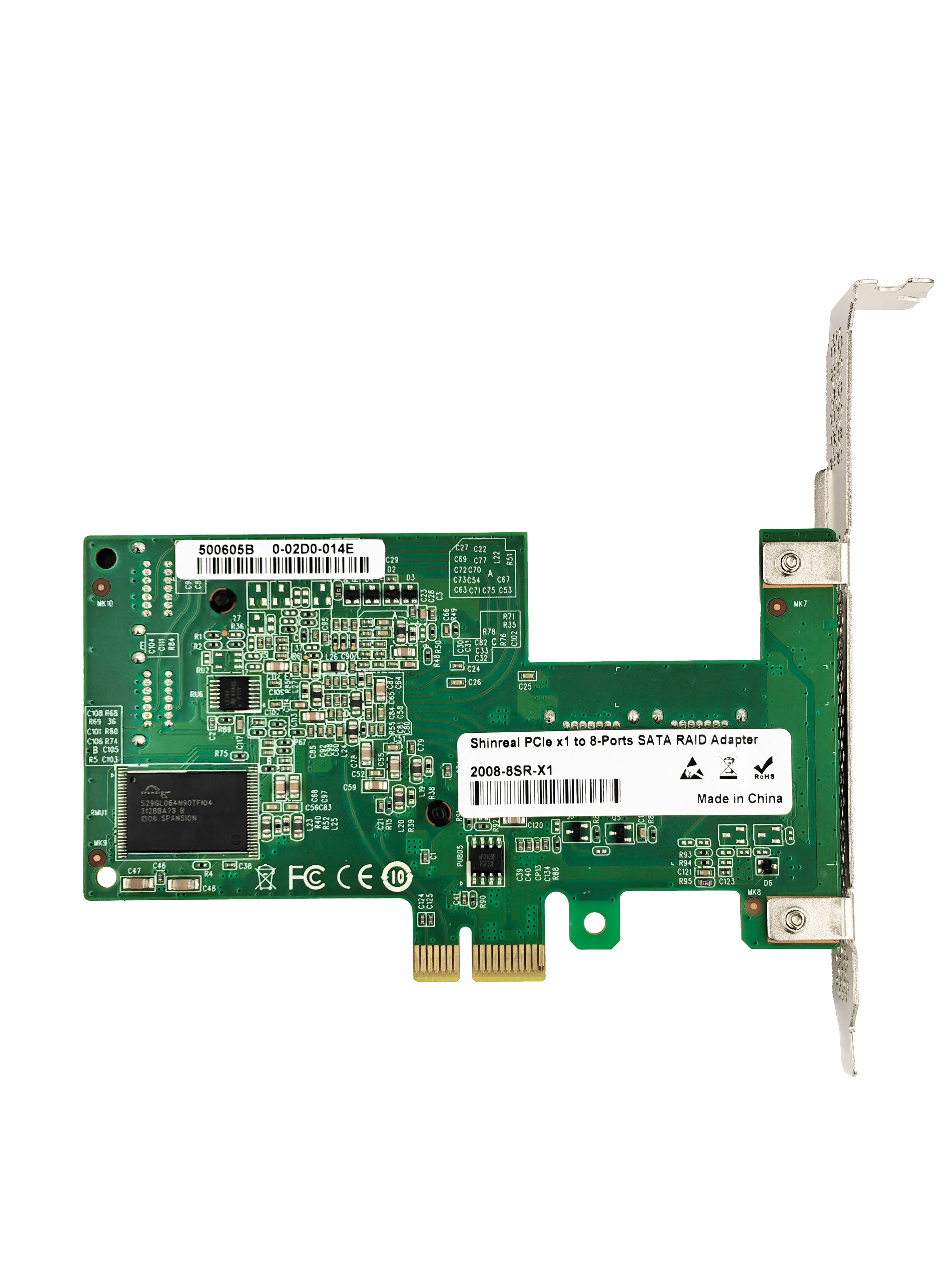 PCI E X8 Array Card, SAS2308 6G 2 Sas Mini Interface PCI-E X8/X16 16TB Hard Drive Support Card, Including Sata and Sas